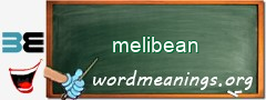 WordMeaning blackboard for melibean